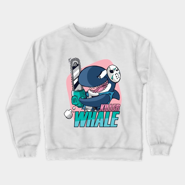 KILLER WHALE CARTOON Crewneck Sweatshirt by GoshaDron